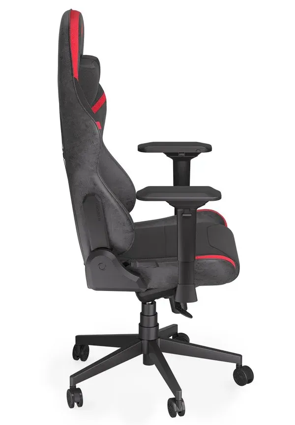 Endorfy herní židle Scrim RD/kůže + textil/červenočerná