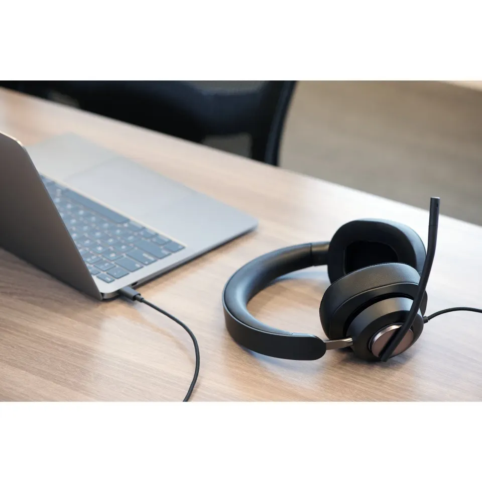 Kensington H2000 USB-C sluchátka s mikrofonem a ovládáním hlasitosti