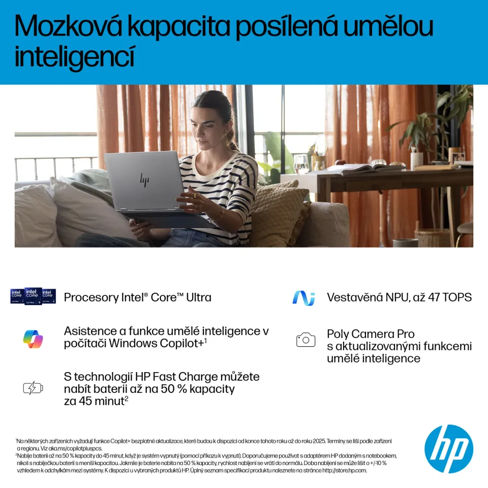HP Omnibook X Flip/16-as0003nc/U7-258V/16"/2880x1800/T/32GB/1TB/Intel int/W11H/Silver/2R NBD