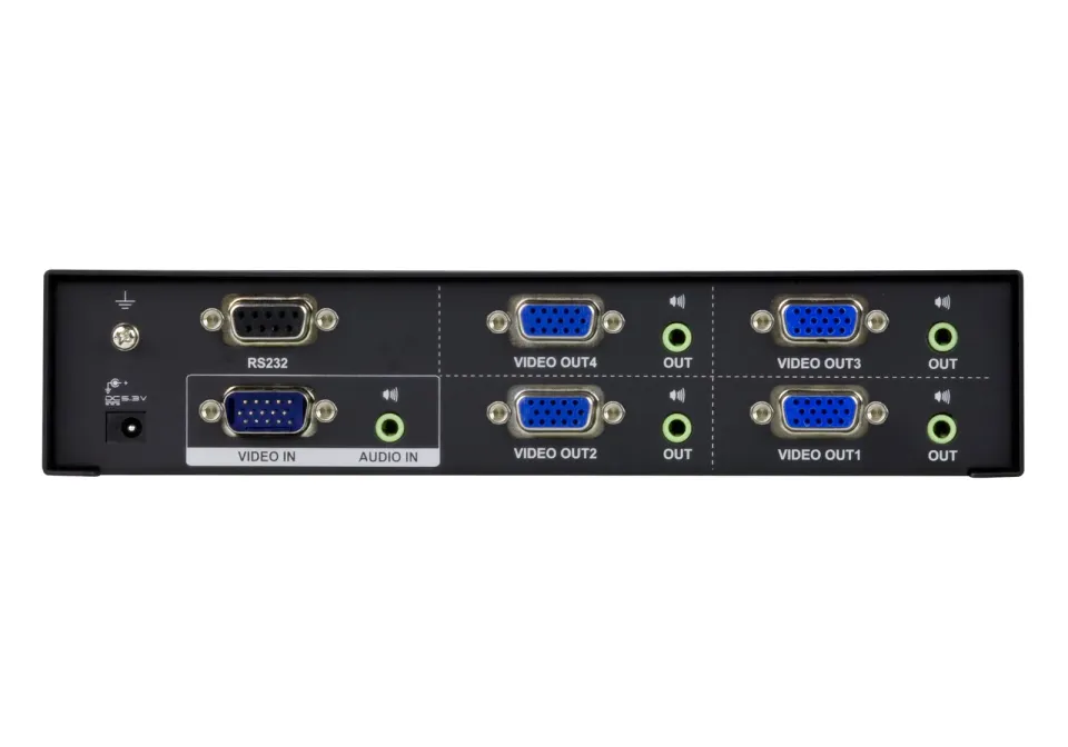 ATEN VS0104-AT-G 4PORT VGA Splitter with Audio W/EU ADP
