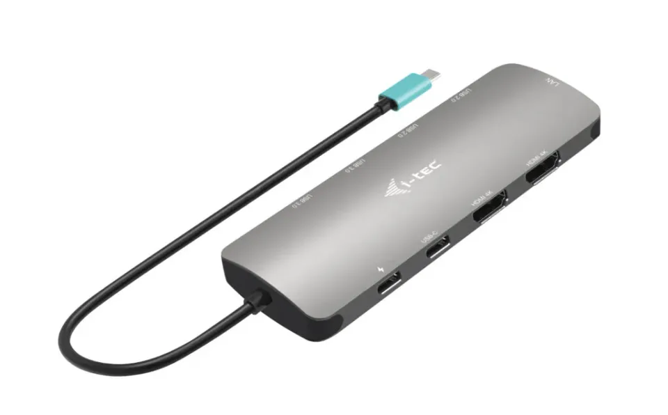 I-tec USB-C Metal Nano 2x HDMI Docking Station, PD 100W + Charger 100W (bundle)