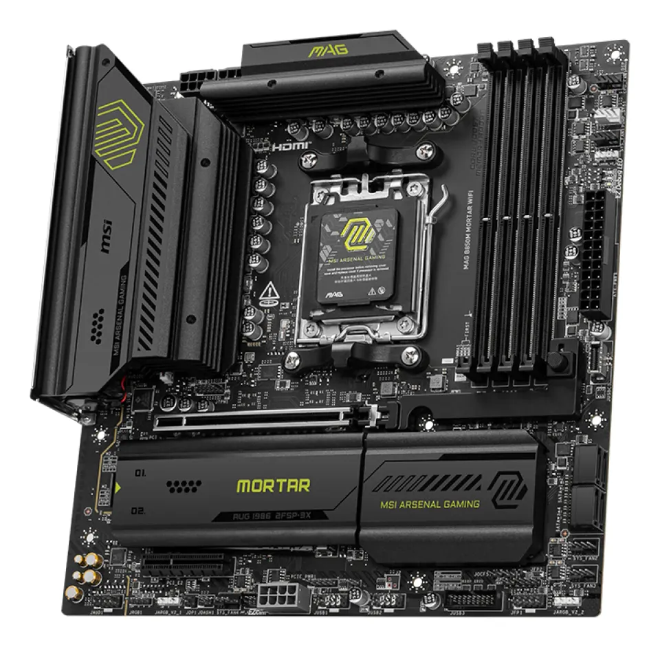 MSI MB Sc AM5 MAG B850M MORTAR WIFI, AMD B850, 4xDDR5, 1xHDMI, WiFi, mATX
