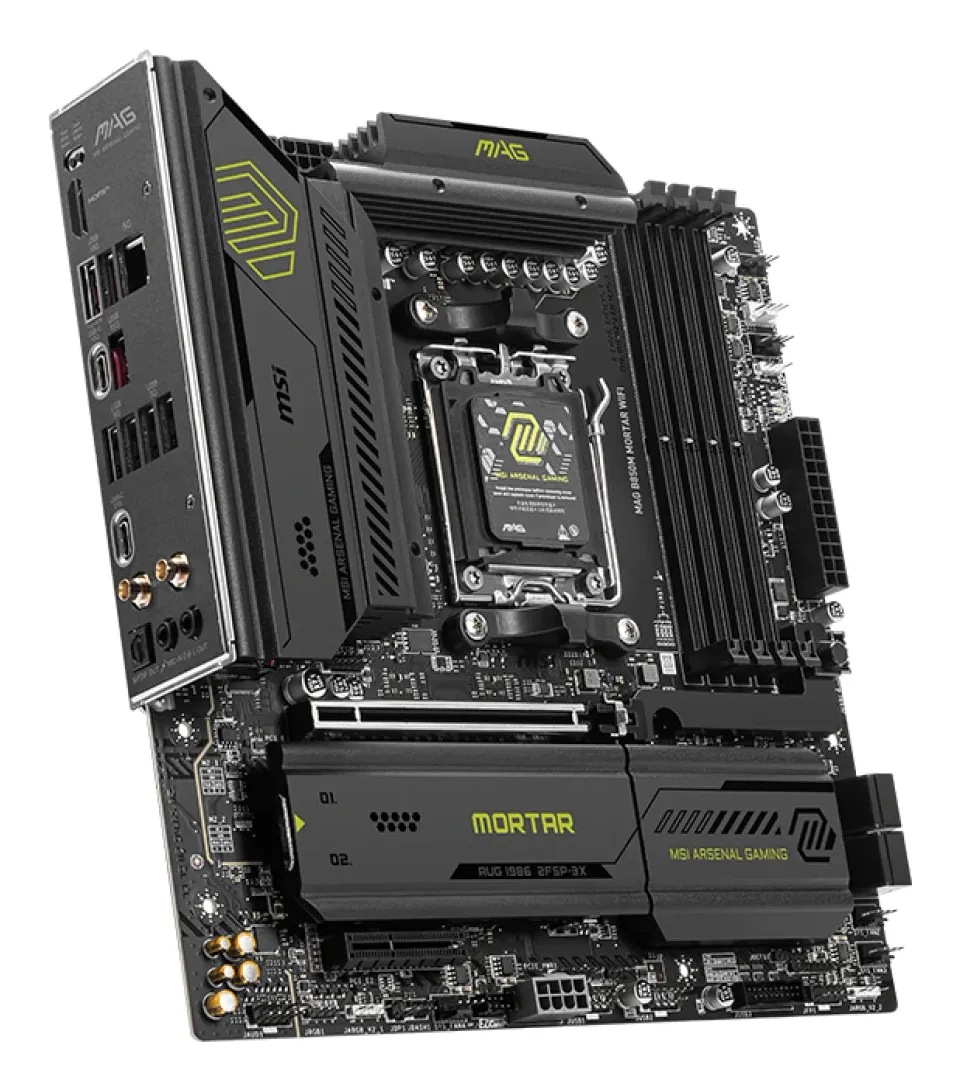 MSI MB Sc AM5 MAG B850M MORTAR WIFI, AMD B850, 4xDDR5, 1xHDMI, WiFi, mATX