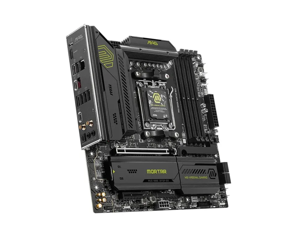 MSI MB Sc AM5 MAG B850M MORTAR WIFI, AMD B850, 4xDDR5, 1xHDMI, WiFi, mATX