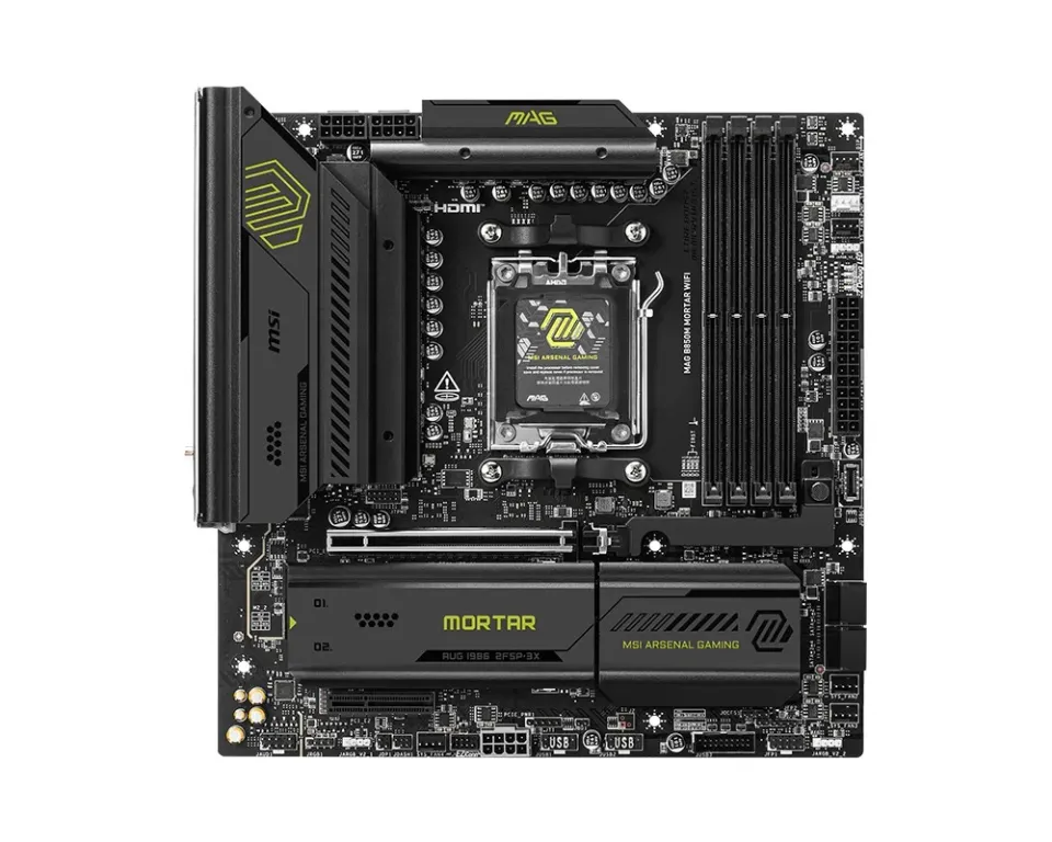 MSI MB Sc AM5 MAG B850M MORTAR WIFI, AMD B850, 4xDDR5, 1xHDMI, WiFi, mATX