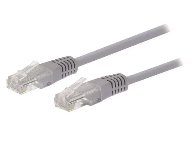 C-TECH Kabel patchcord Cat5e, UTP, šedý, 40m