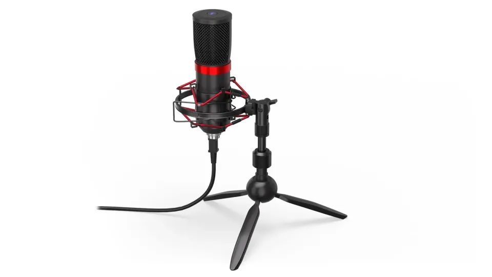 Endorfy mikrofon Streaming T/streamovací/stojánek/pop-up filtr/3,5mm jack/USB-C/