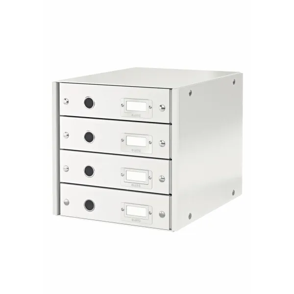 LEITZ Zásuvkový box Click&Store, 4 zásuvky, bílá
