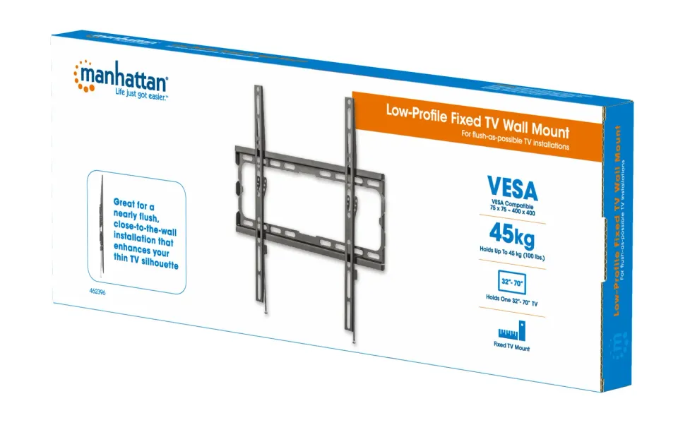 MANHATTAN Nástěnný držák TV, low profile (32"-70"/max 45kg)