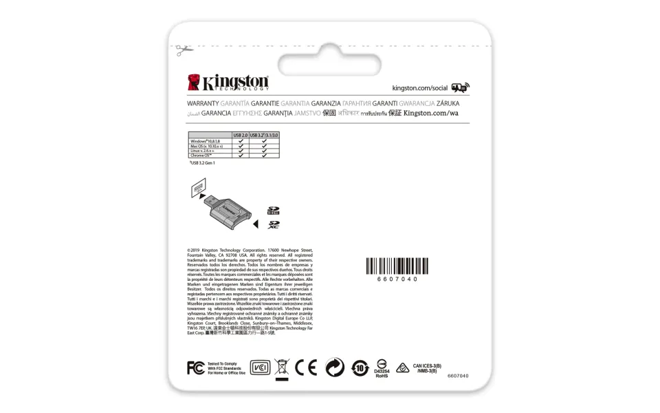 KINGSTON MobileLite Plus SD čtečka