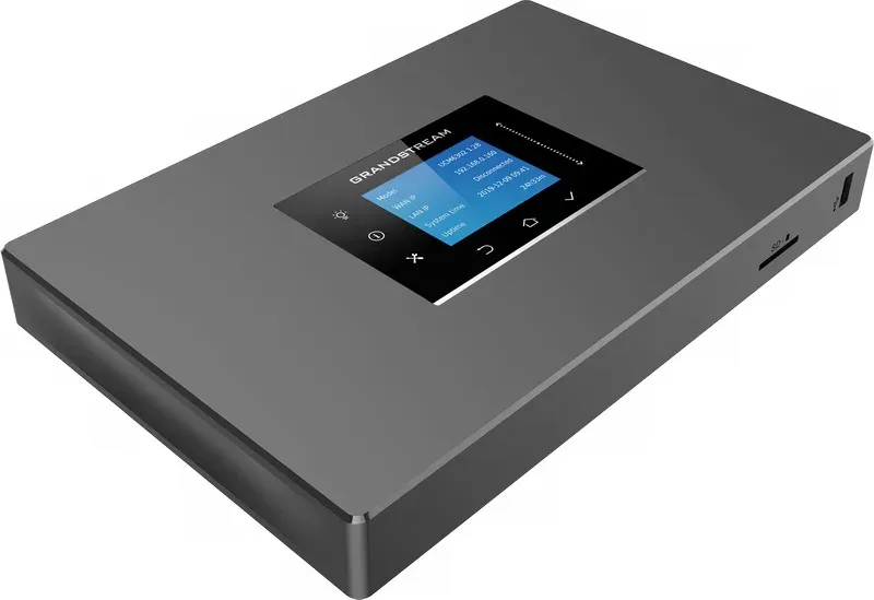 Grandstream UCM6301 VoIP PBX, 500 uživ., 75 soub. hov., videokonf. 12úč., 1xFXO, 1xFXS port