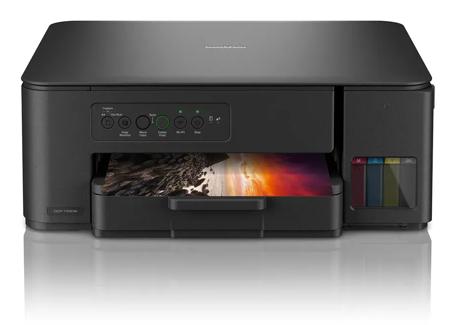BROTHER multifunkce inkoustová DCP-T430W - A4 128MB 2400x600 16ppm USB 2.0. WIFI - INKTANK, INK BENEFIT