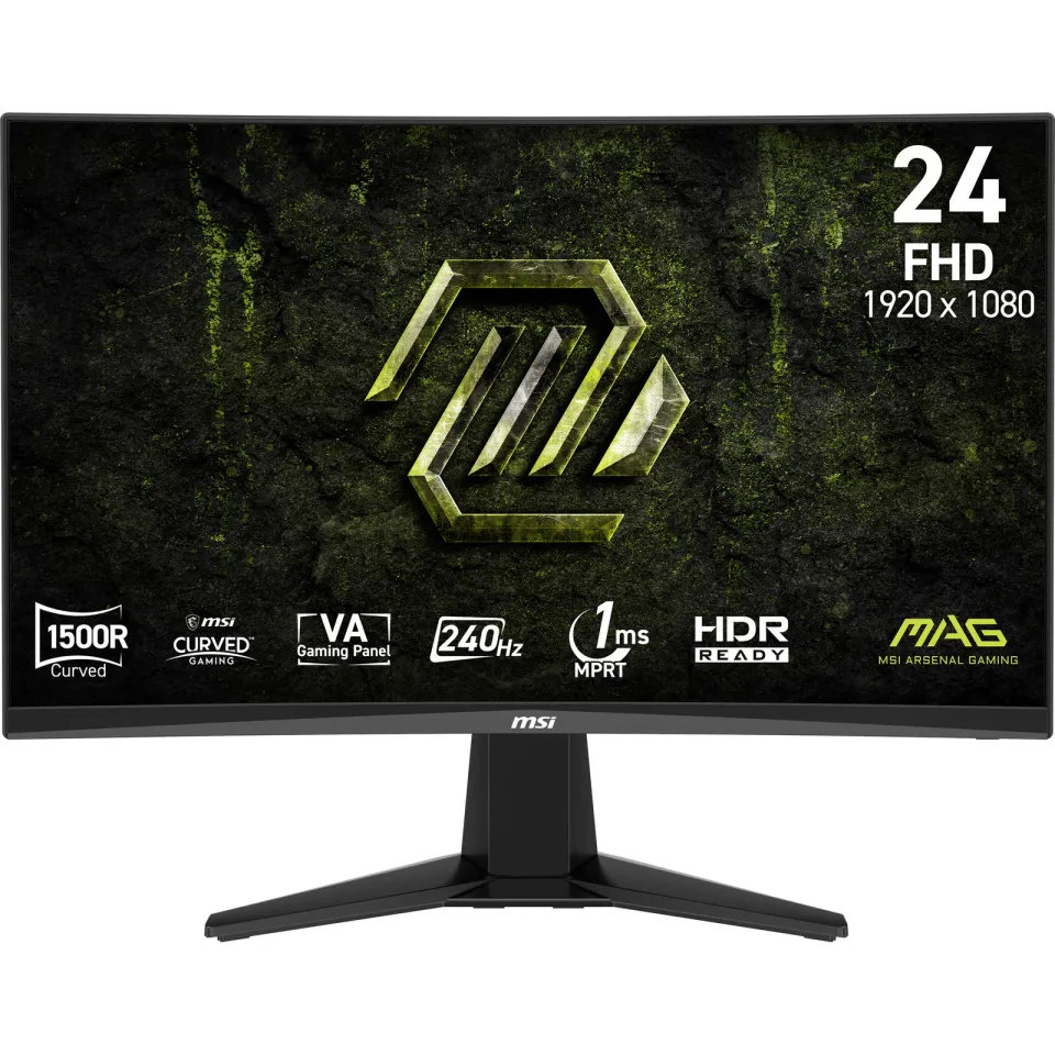MSI MAG 245C X24 Gaming monitor 23,6" VA zakřivený/FHD/240Hz/1ms/DP/2xHDMI/černá