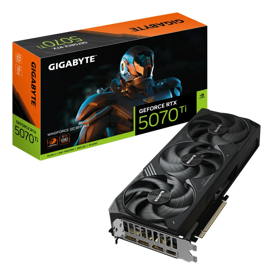 GIGABYTE GeForce RTX 5070 Ti WINDFORCE OC 16G