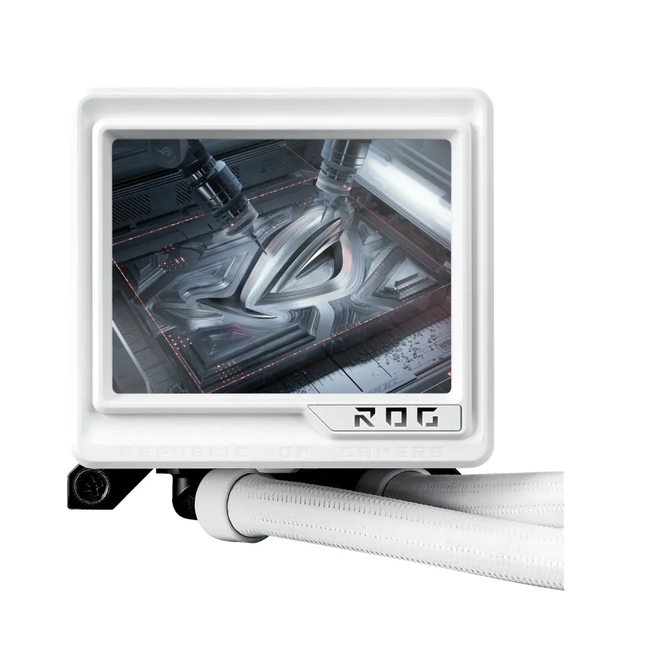 ASUS vodní chladič CPU AIO ROG RYUJIN III 360 ARGB EXTREME, 3x120mm, LGA1851, AM5, bílá