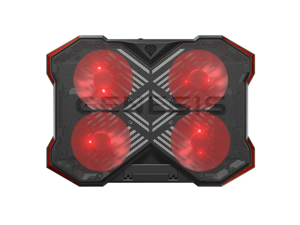 Chladící podložka pro NB Genesis OXID 260, LED, 15,6-17,3" 4xvětrák, 2xUSB