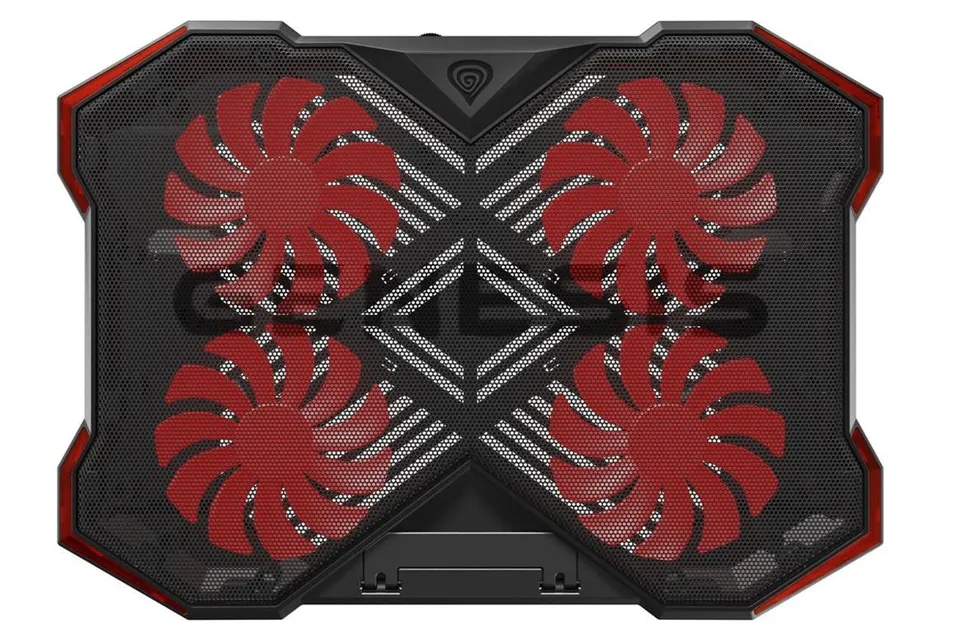 Chladící podložka pro NB Genesis OXID 260, LED, 15,6-17,3" 4xvětrák, 2xUSB
