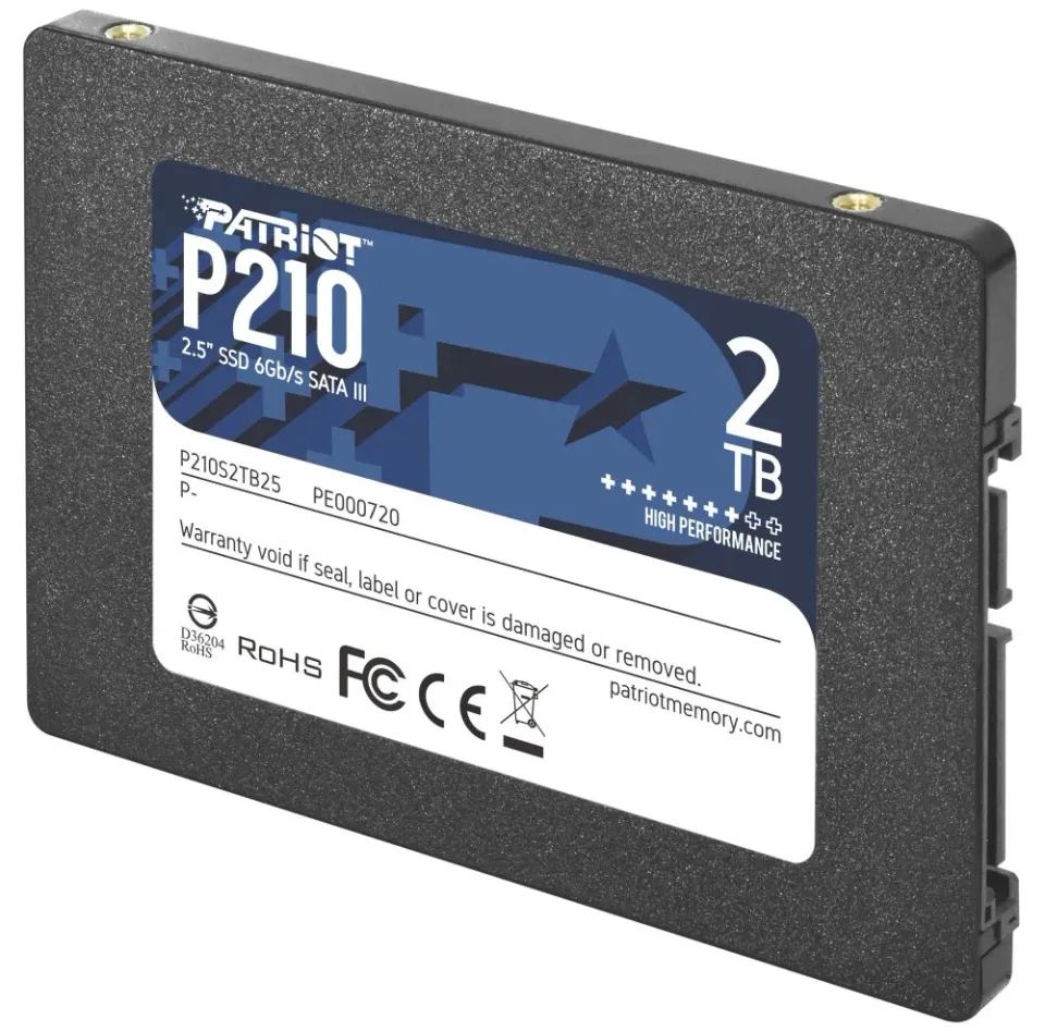 PATRIOT P210/2TB/SSD/2.5"/SATA/3R