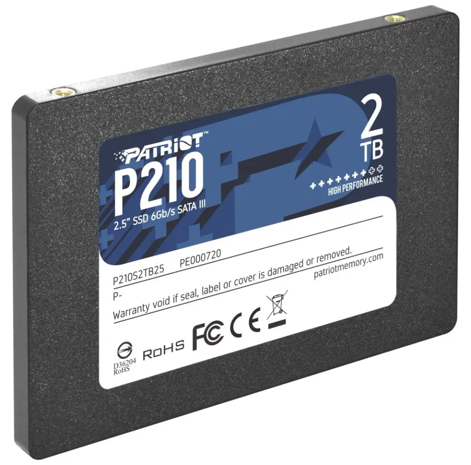 PATRIOT P210/2TB/SSD/2.5"/SATA/3R