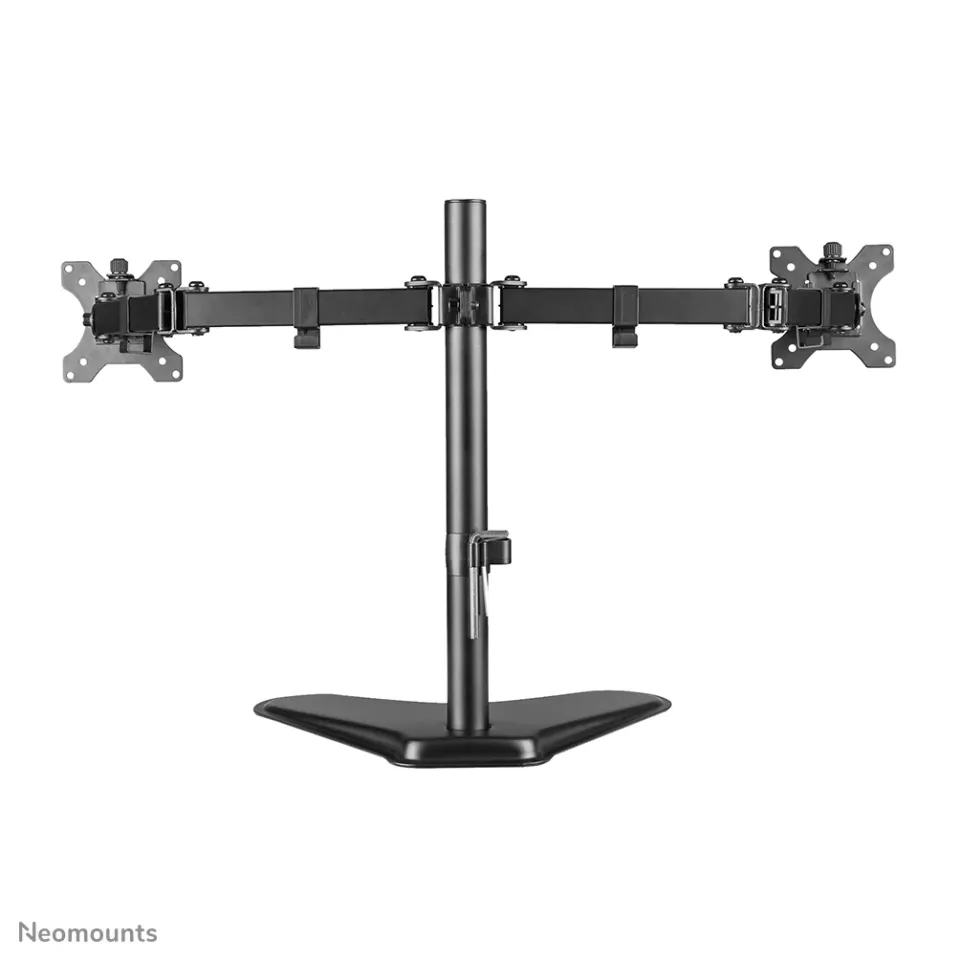 Neomounts FPMA-D550DDBLACK/Držák displeje/na stůl/10-32"/stojan/VESA 100X100/nosn. 2x8kg/2 displeje/černý
