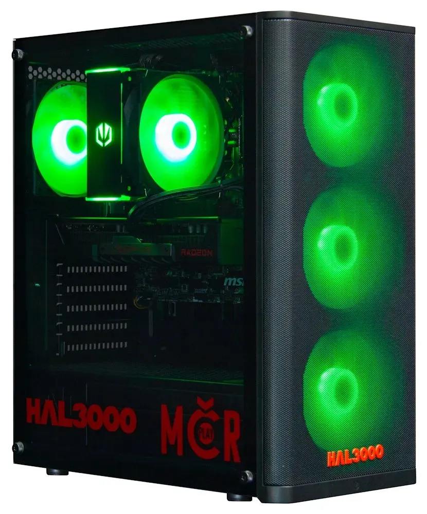 HAL3000 MČR Finale Elite / AMD Ryzen 7 5700X/ 16GB DDR4/ RX 9060 XT 16G/ 1TB PCIe4 SSD/ WiFi/ W11
