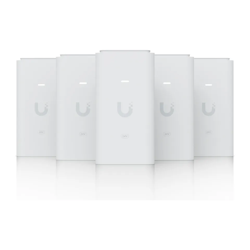 Ubiquiti UACC-Adapter-PoE-24-12W-5, PoE Adapter, 24V DC, 12W, 5-pack