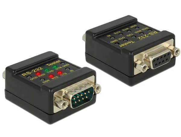Delock RS-232 Tester DB9 samice > DB9 samec