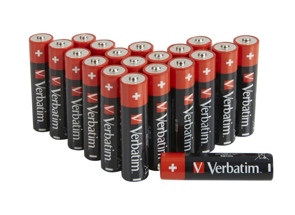 VERBATIM Alkalická Baterie AA 20 Pack / LR6
