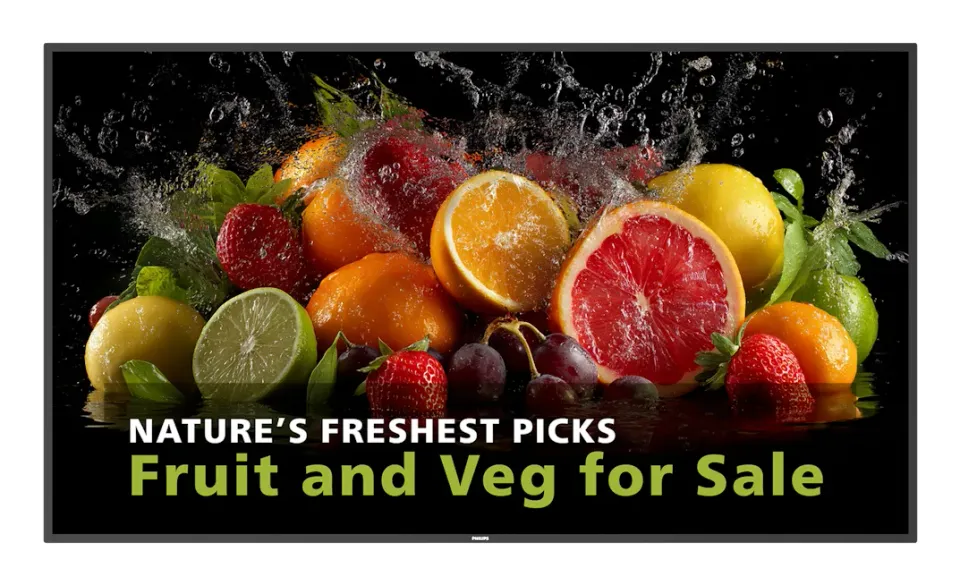 65" D-LED Philips 65BDL5050D-UHD,600cd,AN,24/7