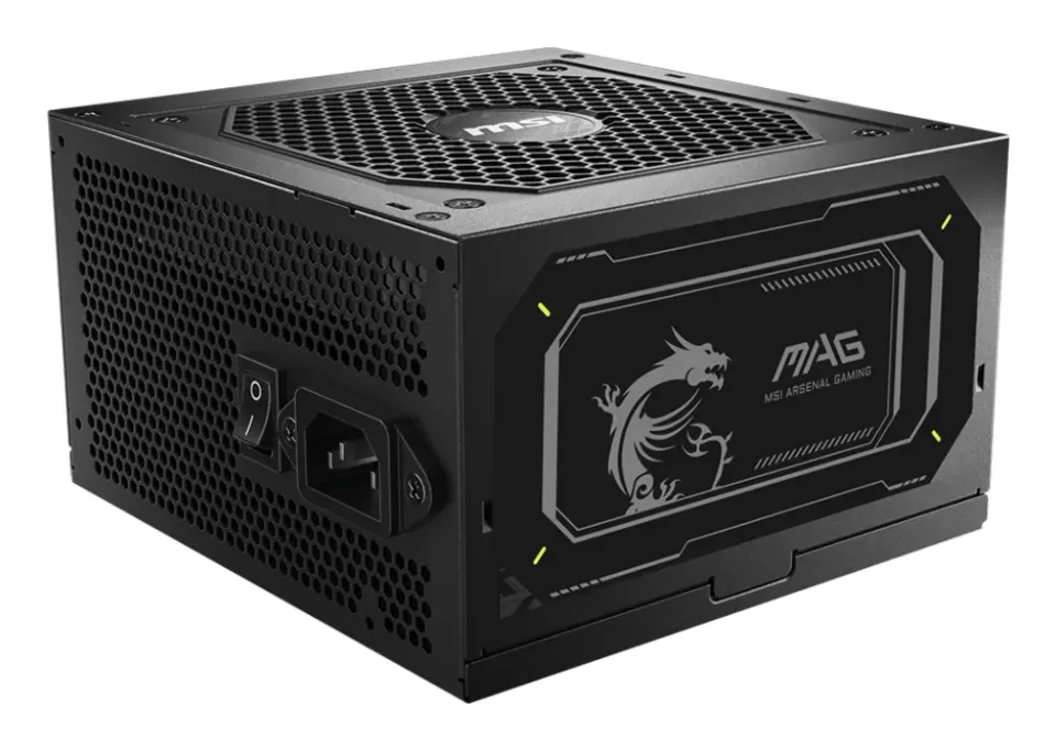 MSI zdroj MAG A750GL PCIE5 II/ 750W/ ATX3.1/ akt. PFC/ 7 let celk. záruka/ 120mm fan/ modulární kabeláž/ 80PLUS Gold