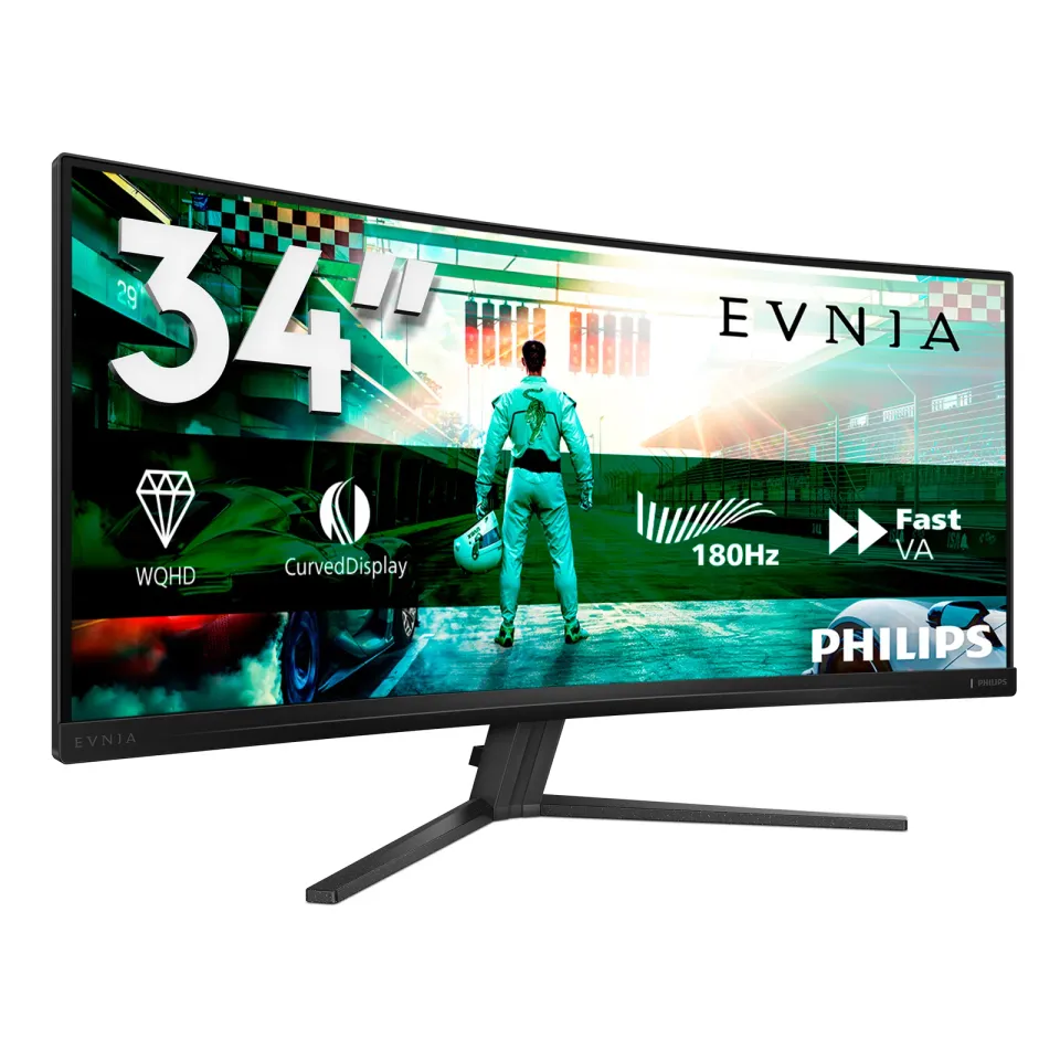 Philips LCD herní 34M2C3500L 34" zakřivený VA/3440x1440@180Hz/0,03ms/300cd/2xHDM