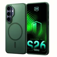 3mk ochranný kryt Smoke MagCase Green pro Samsung Galaxy S26+