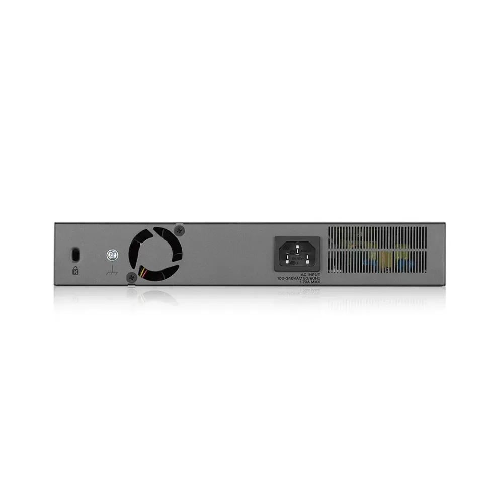 Zyxel GS1350-12HP 12 Port smart managed CCTV PoE switch, long range, 130W, 10x GbE, 2x SFP