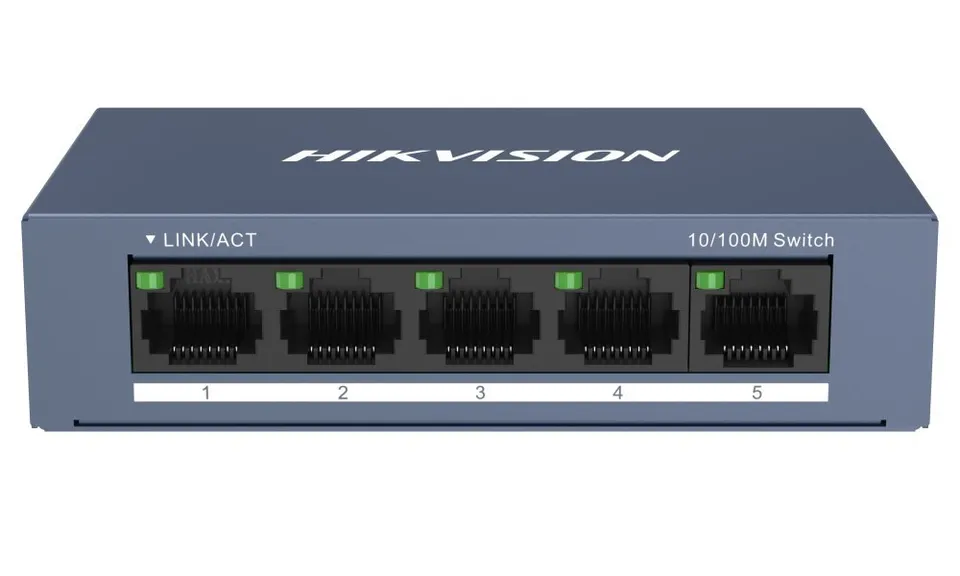 Hikvision DS-3E0105-O - Switch 5x 10/100Mbit; bez PoE