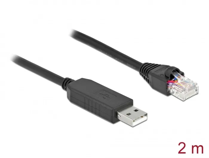 Delock Sériový spojovací kabel s čipovou sadou FTDI, ze zástrčkového konektoru U