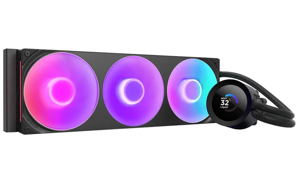 NZXT vodní chladič Kraken 360 / 3x120mm fan / 4-pin PWM / LCD disp. / 6 let (RL-KR360-B2)