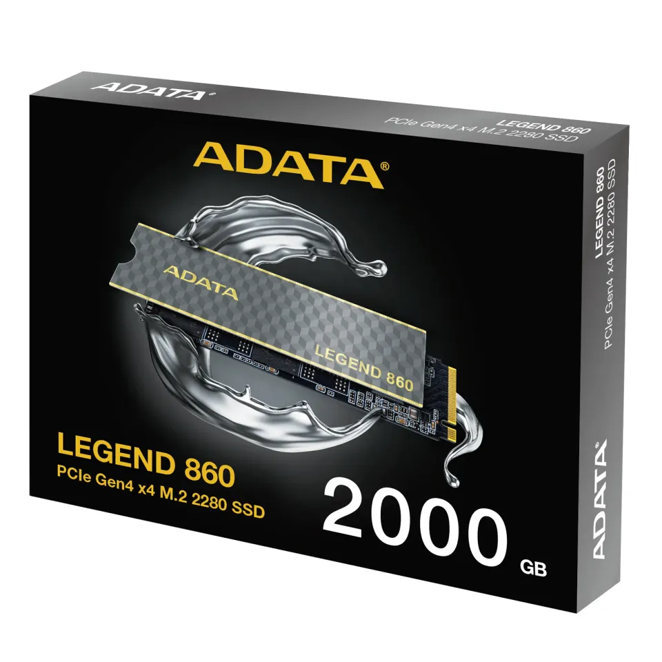 ADATA SSD 2TB LEGEND 860, PCIe Gen4x4, M.2 2280, (R:6000/ W:5000MB/s)