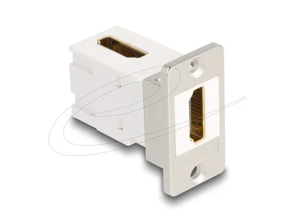 Delock Modul Keystone k montáži na panel, ze zásuvky HDMI na zásuvku, pravoúhlý,