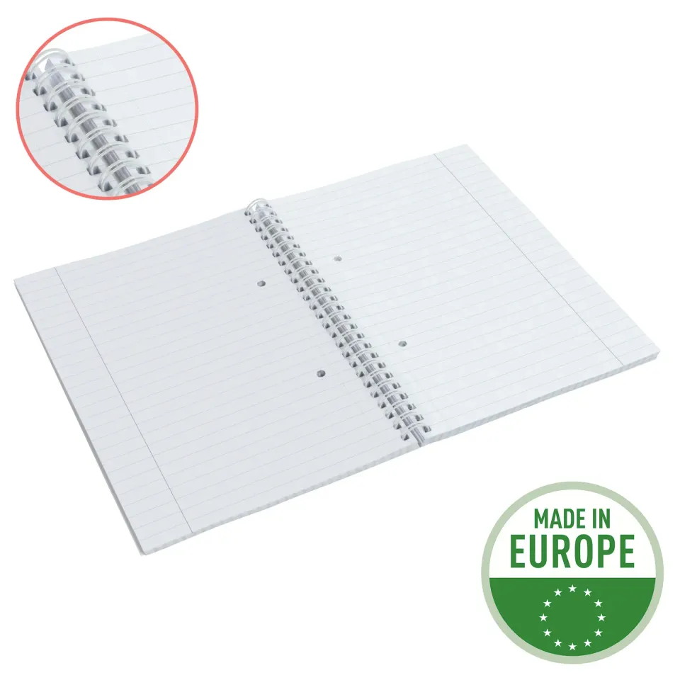 Blok Esselte Colour'Breeze A5 linka, korálový