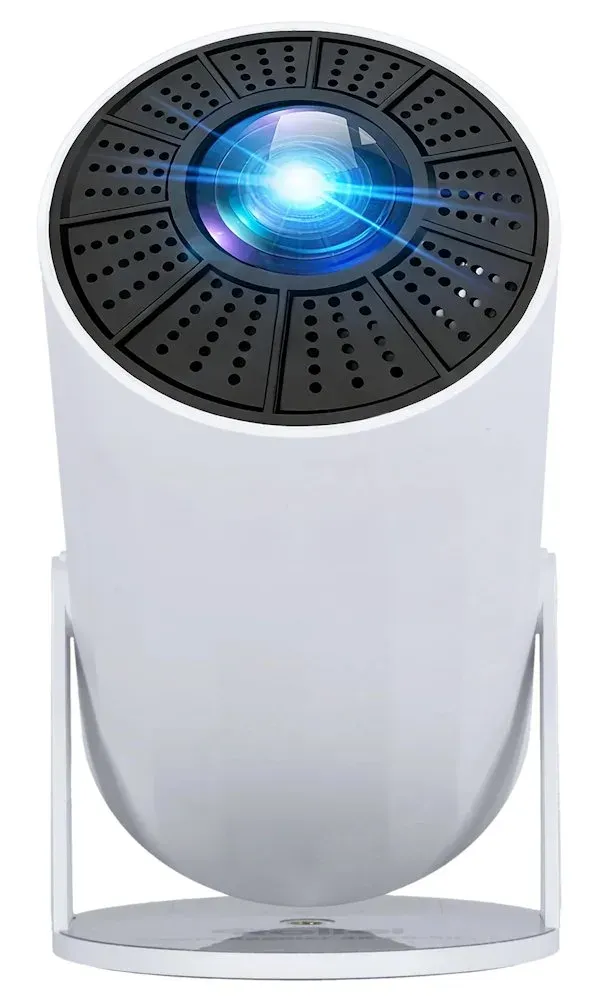 Rollei chytrý přenosný projektor SB-502/ HD 720p až 4K/ 170 ANSI/ HDMI/ USB/ BT/ Wi-Fi/ Repro/ bílý