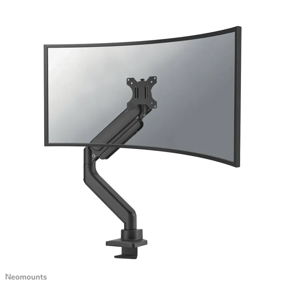 Neomounts DS70PLUS-450BL1/Držák zakřiveného displeje/na stůl/17-49"/svorka+průch./VESA 100X100/nosn.18kg/plyn.píst/1 dis