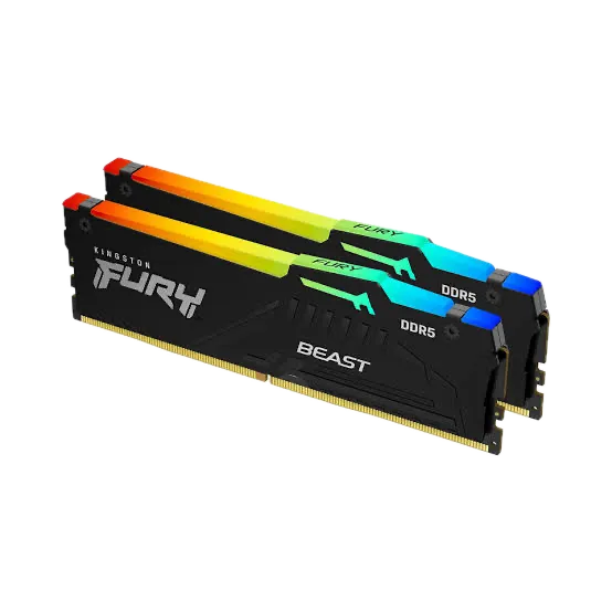 KINGSTON 32GB DDR5 5200MHz CL40 Fury Beast LED