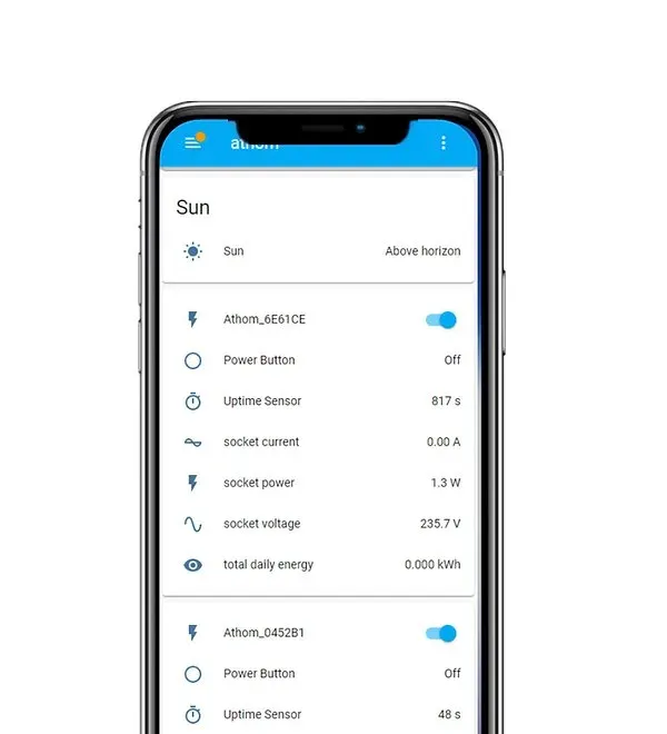 Solarmi EU Chytrá Wi-Fi zásuvka V2 s měřením energie, ESPHome