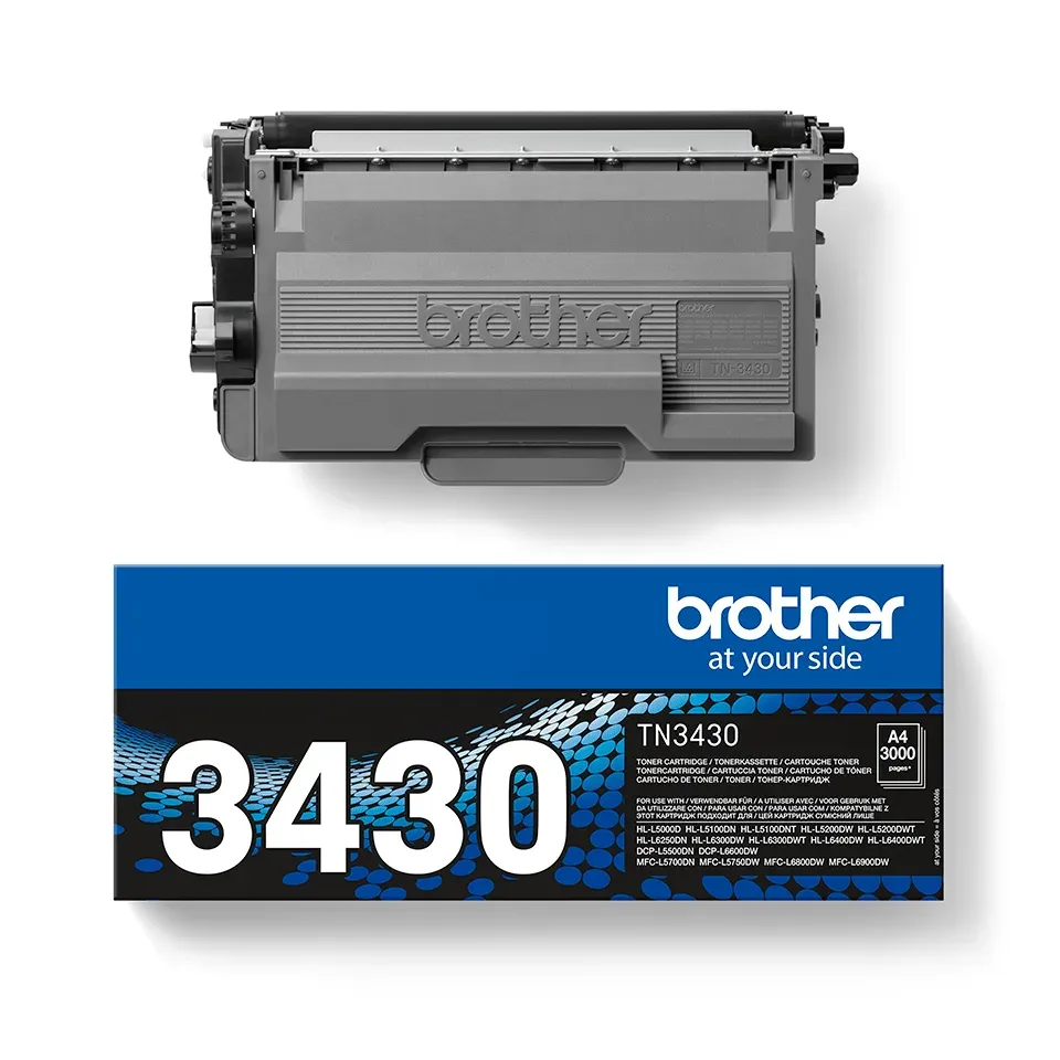Brother-toner TN-3430 ( HL-L5xxx,HL-L6xxx, DCP/MFC-L5xxx, DCP/MFC-L6xxx,3 000 st
