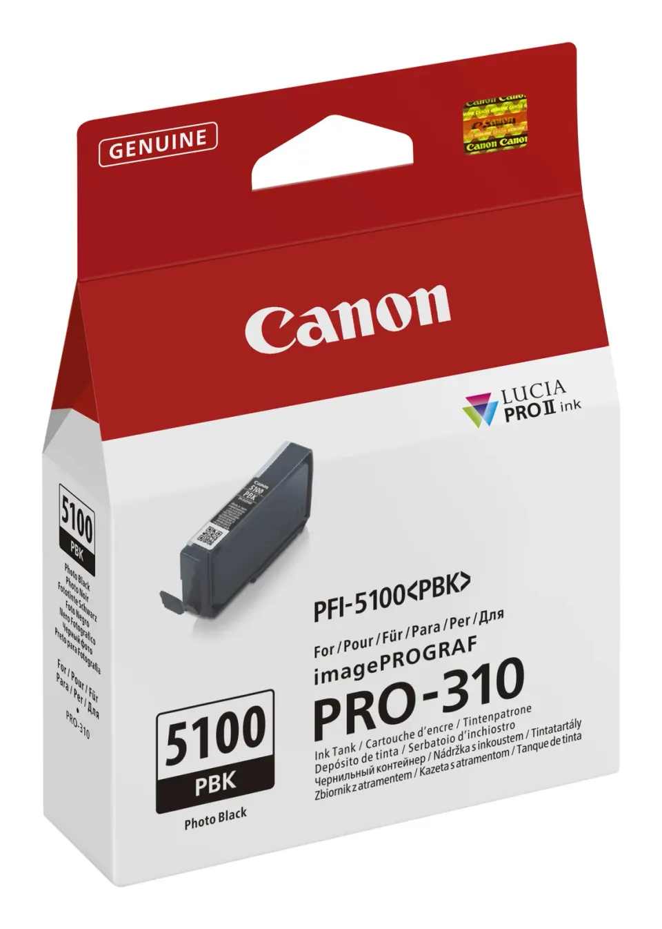 Canon cartridge PFI-5100PBK černá cartridge pro ImagePROGRAF PRO-310