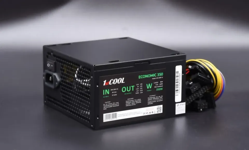 1stCOOL zdroj 350W ECONOMIC 350 EVO, ventilátor 120mm (náhradní díl, zdroj do PC case)