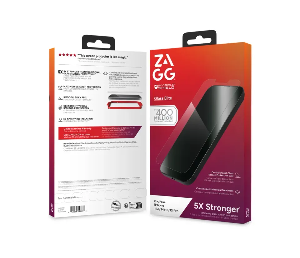 ZAGG Invisible Shield Elite sklo iPhone 13/13 Pro