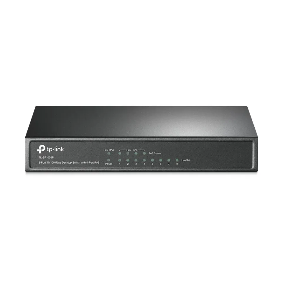 TP-LINK TL-SF1008P 8x LAN/4xPOE 10/100Mbps POE 8port switch