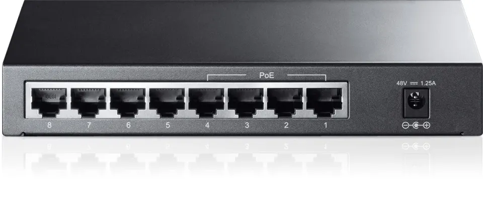 TP-LINK TL-SF1008P 8x LAN/4xPOE 10/100Mbps POE 8port switch