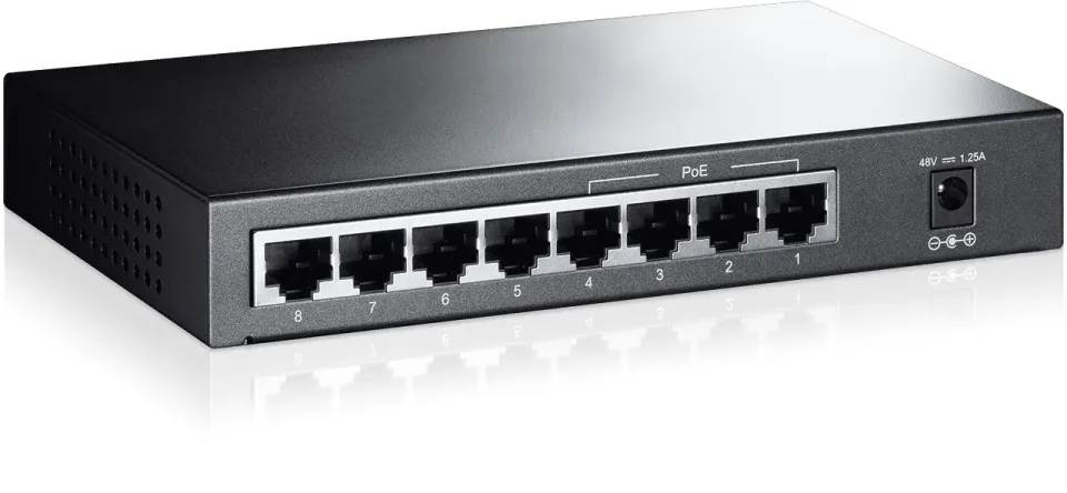 TP-LINK TL-SF1008P 8x LAN/4xPOE 10/100Mbps POE 8port switch